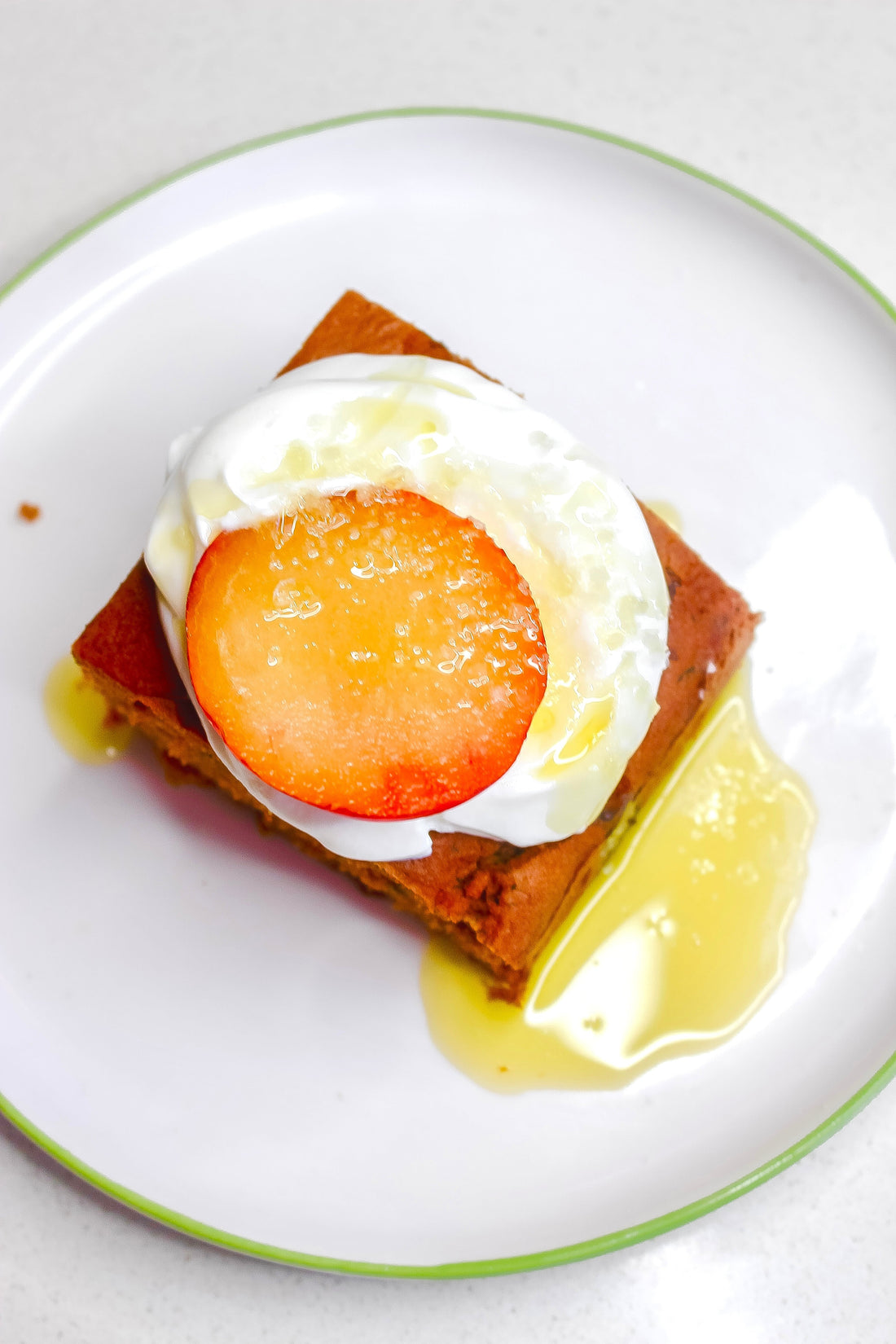 Zucchini Loaf Cake with Cardamom and Rosewater