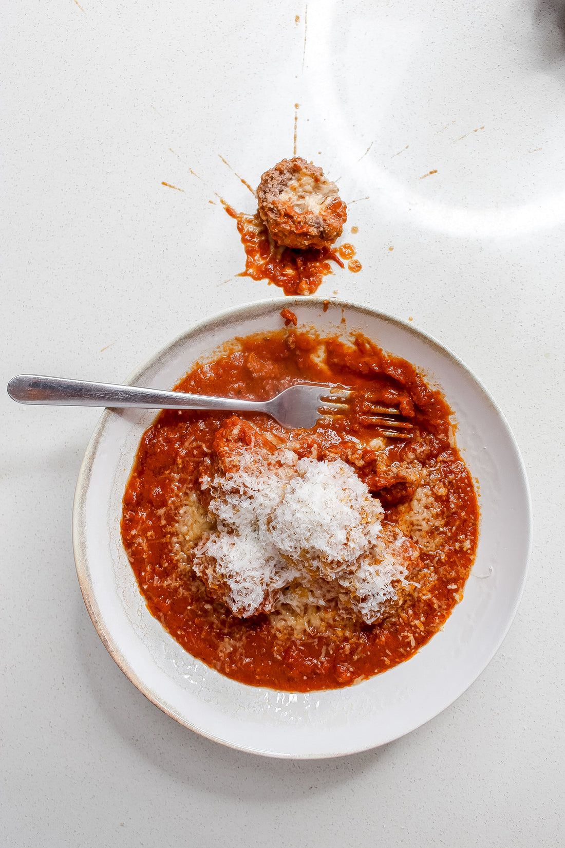 Mozzarella meatballs