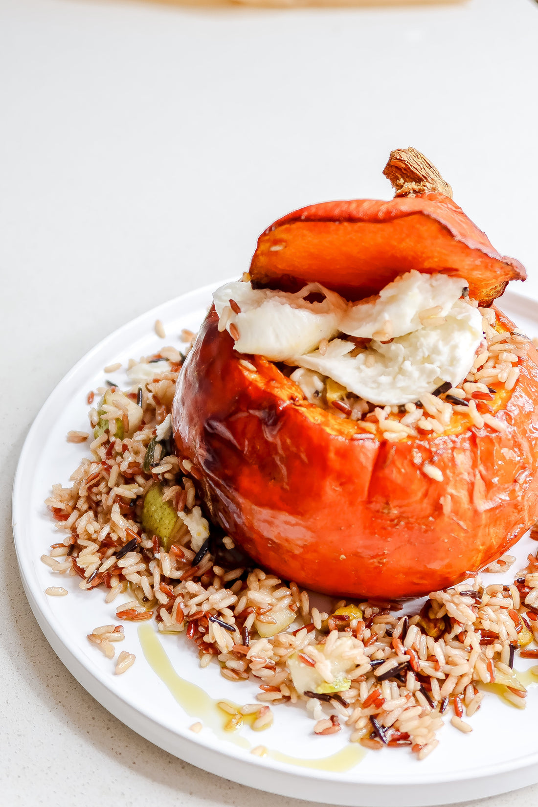 Stuffed pumpkin