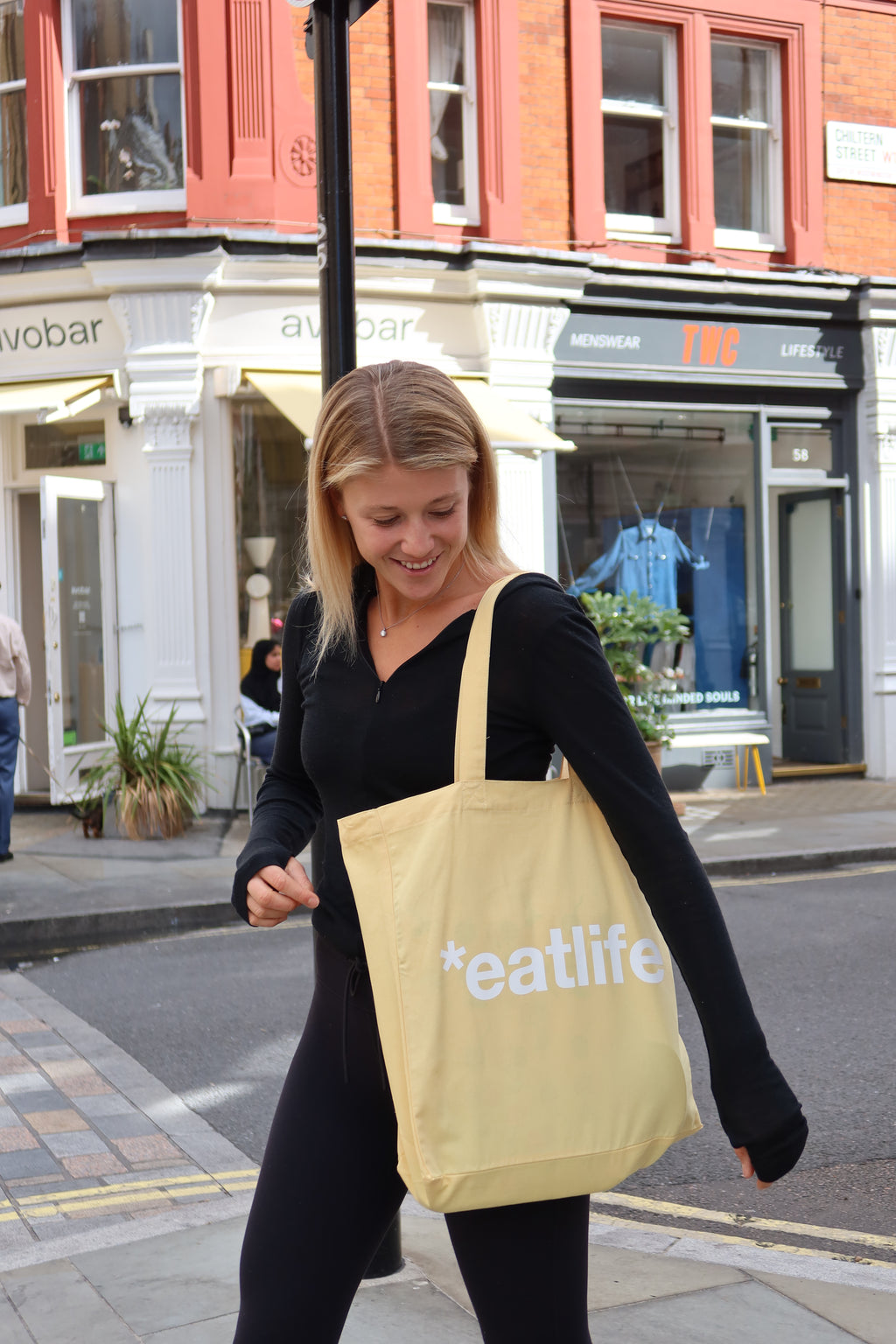 Butter yellow tote