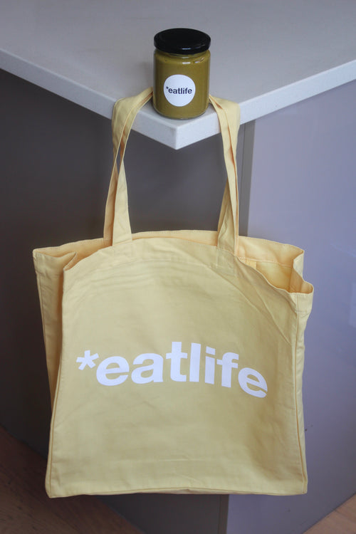 Butter yellow tote