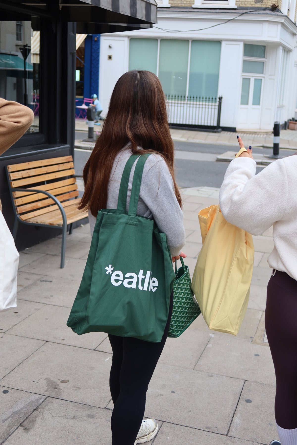 Curly kale tote